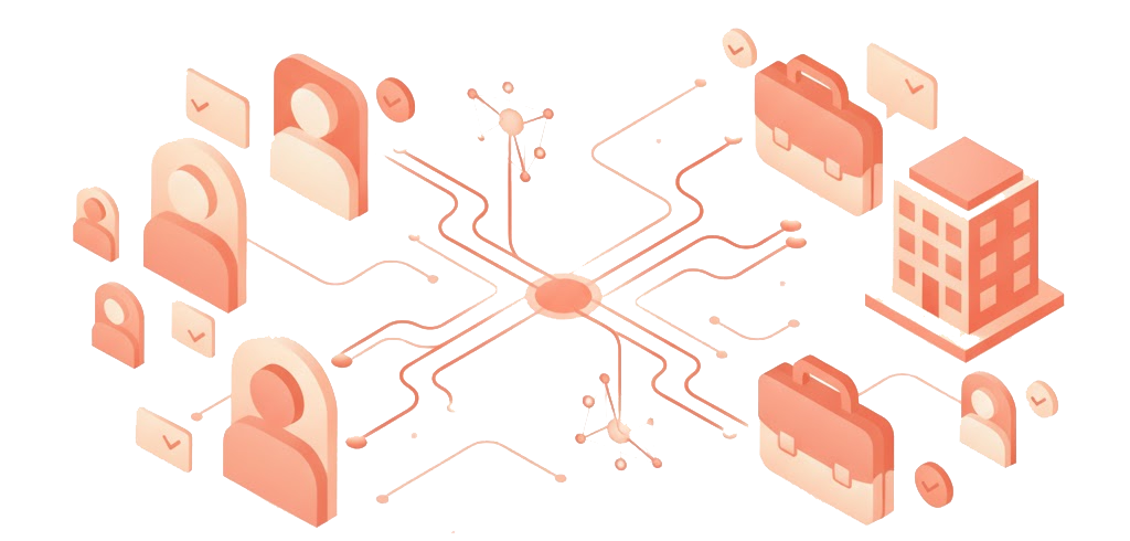 AI-powered talent matching connecting consultants with companies